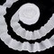 15 Yards Cotton Lace Trim 1-5/8 inch White Cotton Eyelet Lace Ribbon Floral Embroidery Ruffle Lace Trim Wavy Edge Floral Cotton Lace Ribbon for Sewing Dresses Clothes Bag Pets Clothes